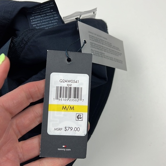 Tommy Hilfiger navy blue elastic waist shorts - Picture 10 of 12